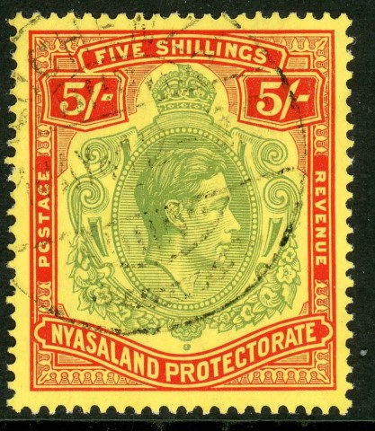 Nyasaland 1938-44 SG.141 F/U