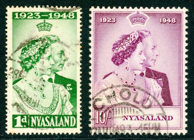 Nyasaland 1948 SG.161-162 F/U