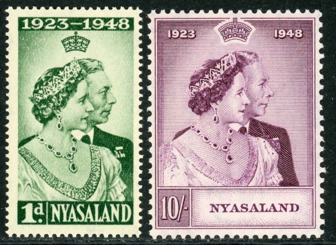 Nyasaland 1948 SG.161-162 U/M