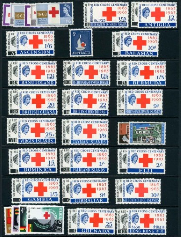 Omnibus / 1963 Red Cross Complete Set U/M