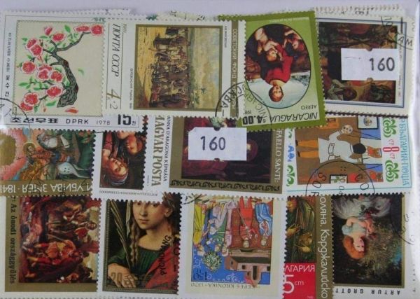 Paintings 200 Stamps (160)