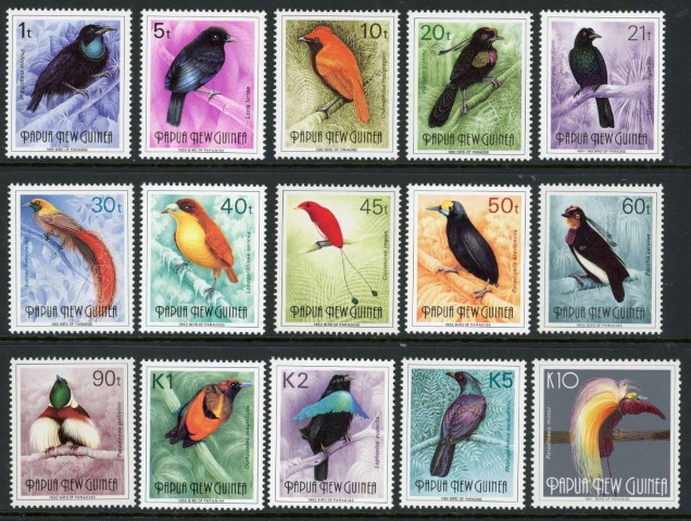 Papua New Guinea 1991-93 SG.636-650 U/M