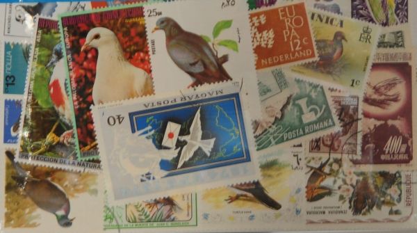 Pigeons 25 Stamps (M28)