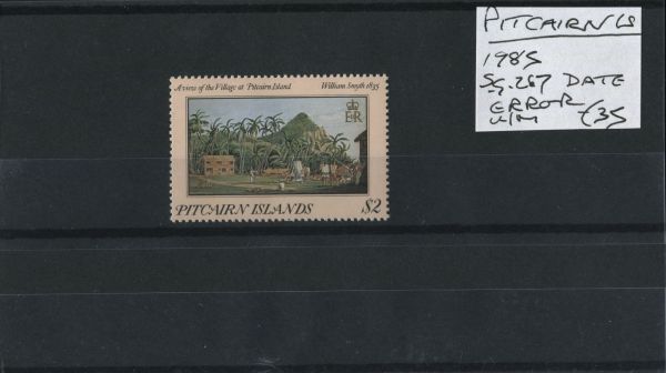 Pitcairn Is. 1985 SG.267 Date Error U/M