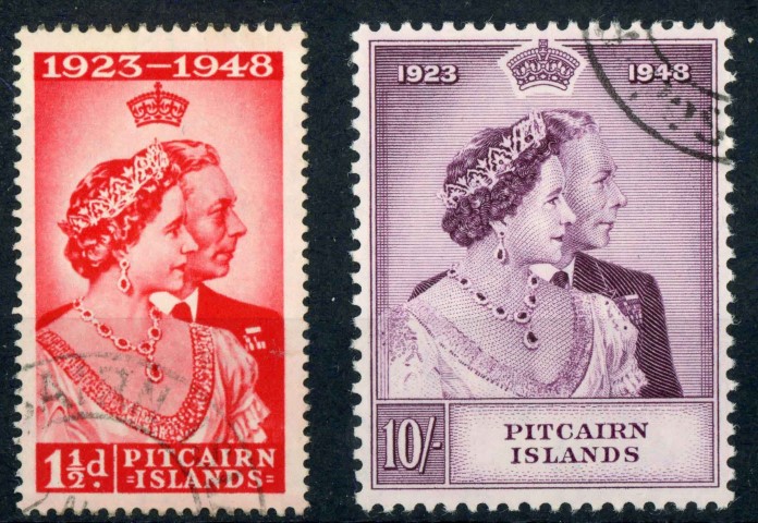 Pitcairn Islands 1948 SG.11-12 F/U