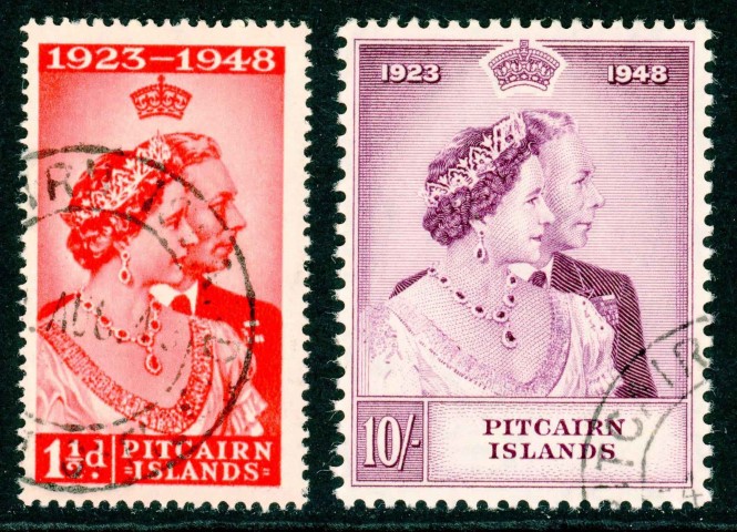 Pitcairn Islands 1949 SG.11-12 F/U