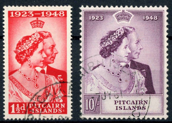 Pitcairn Islands 1949 SG.11-12 F/U