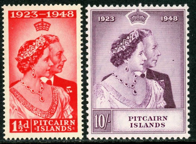 Pitcairn Islands 1949 SG.11-12 U/M