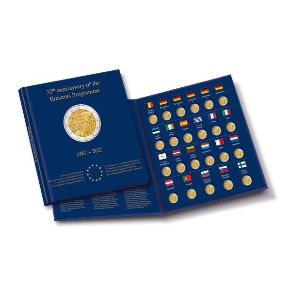 PRESSO coin album Erasmus 2022 for 23 European 2 ''Erasmus''