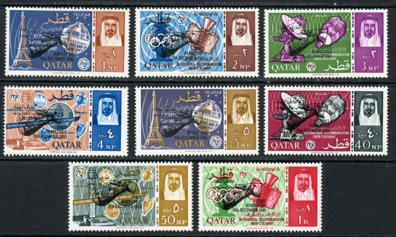 Qatar 1965 SG.62-69 U/M