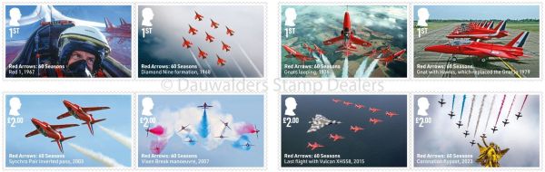 SG5176-5183 Red Arrows - 60 Seasons 20.06.24