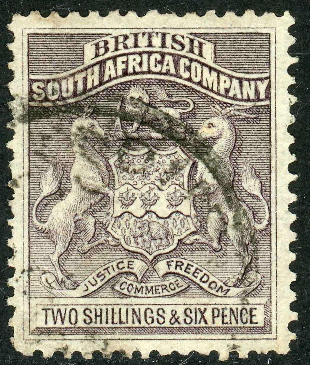 Rhodesia 1892-93 SG.6 F/U