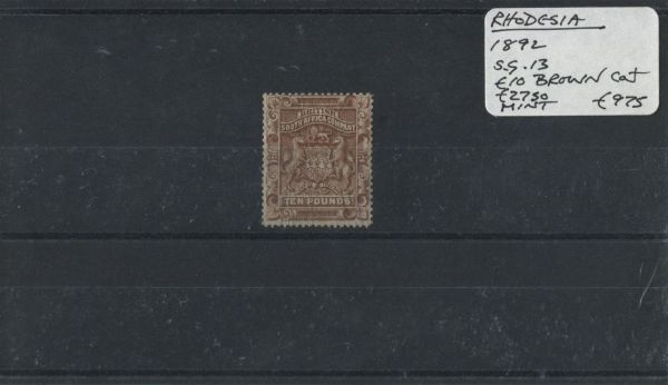 Rhodesia 1892 SG.13 M/M