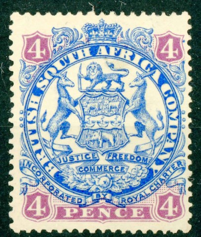 Rhodesia 1896-7 SG.44 L/M/M