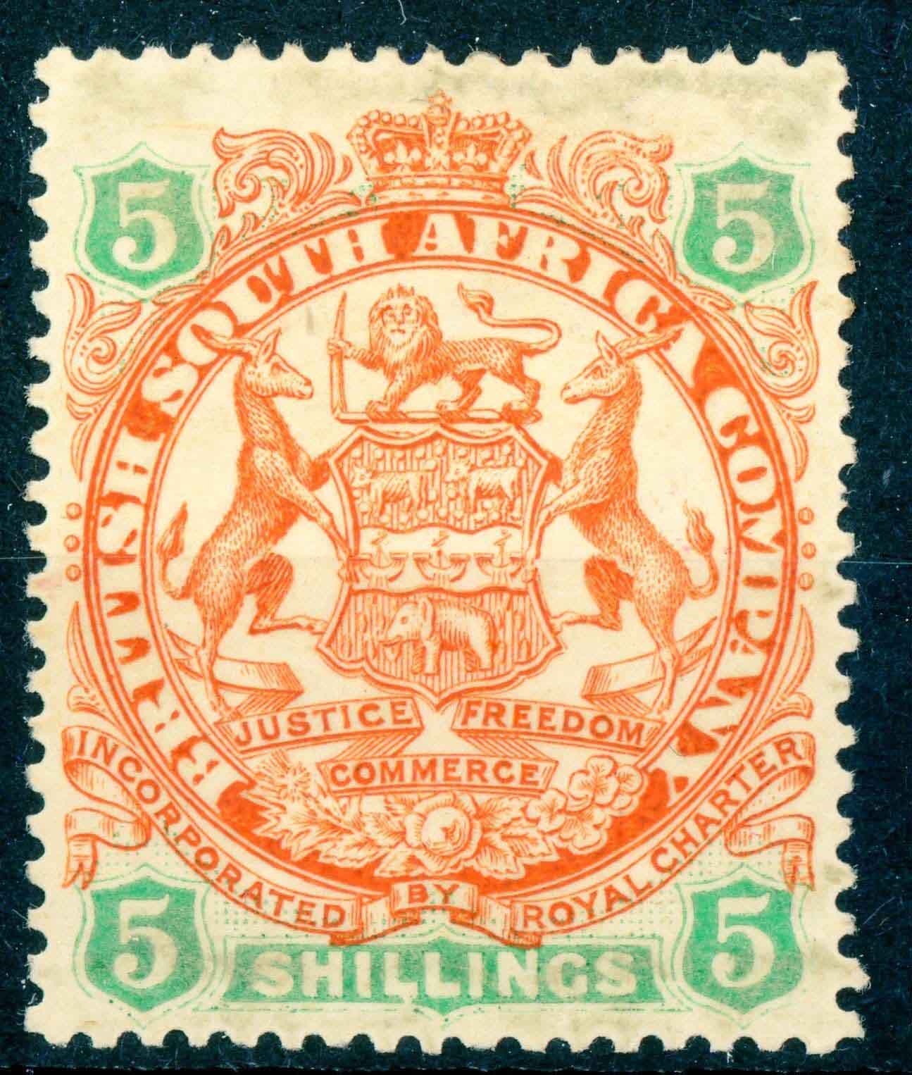 Rhodesia 1896-7 SG.49 L/M/M