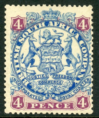 Rhodesia 1896-97 SG.44 M/M