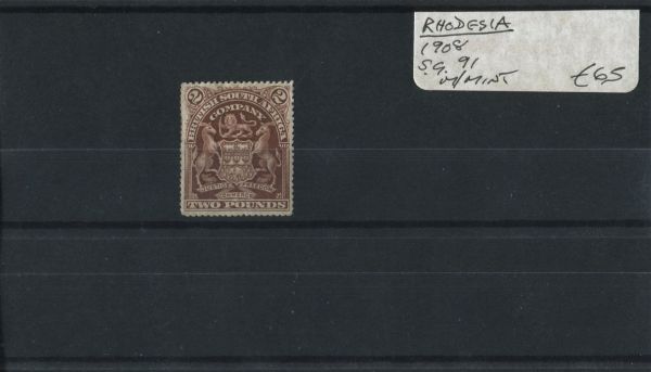 Rhodesia 1908 SG.91 M/M