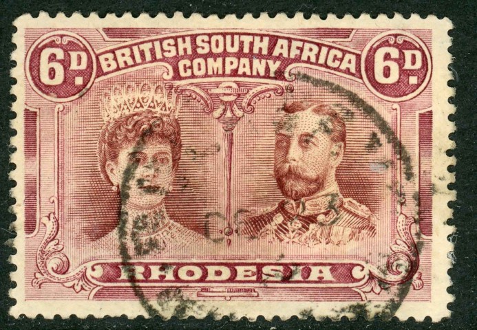 Rhodesia 1910-13 SG.144 F/U