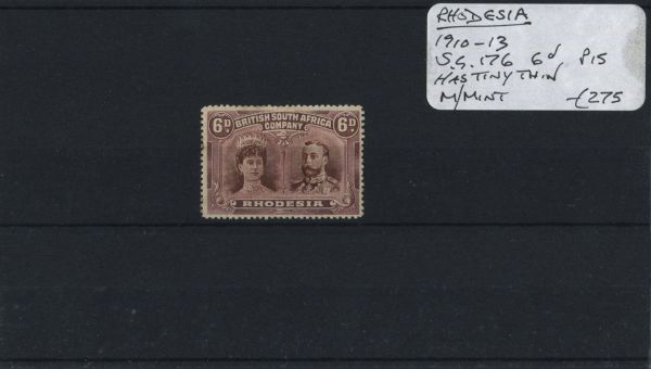 Rhodesia 1910-13 SG.176 M/M