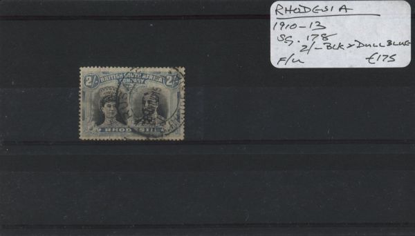 Rhodesia 1910-13 SG.178 F/U