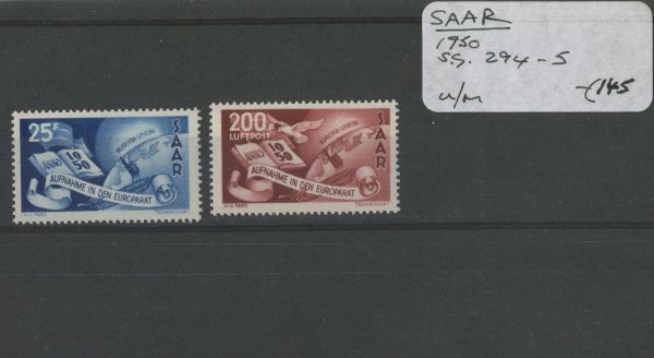 Saar 1950 SG.294-5 U/M