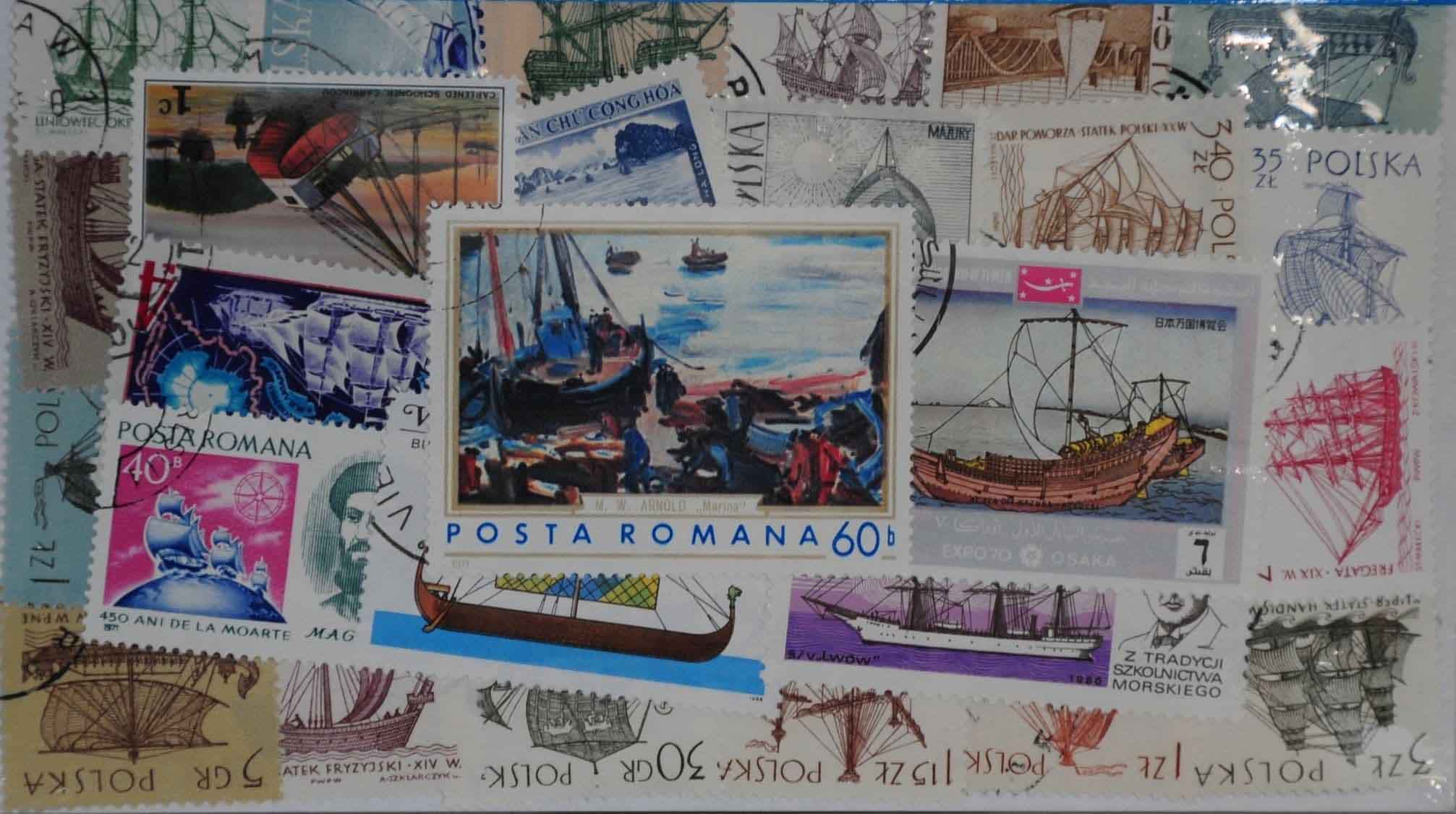 Sailing 25 Stamps (M185)