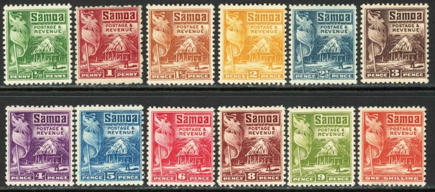 Samoa 1921 SG.153-164 M/M