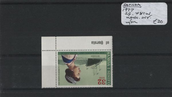 Samoa 1977 SG.481w WMK INV U/M