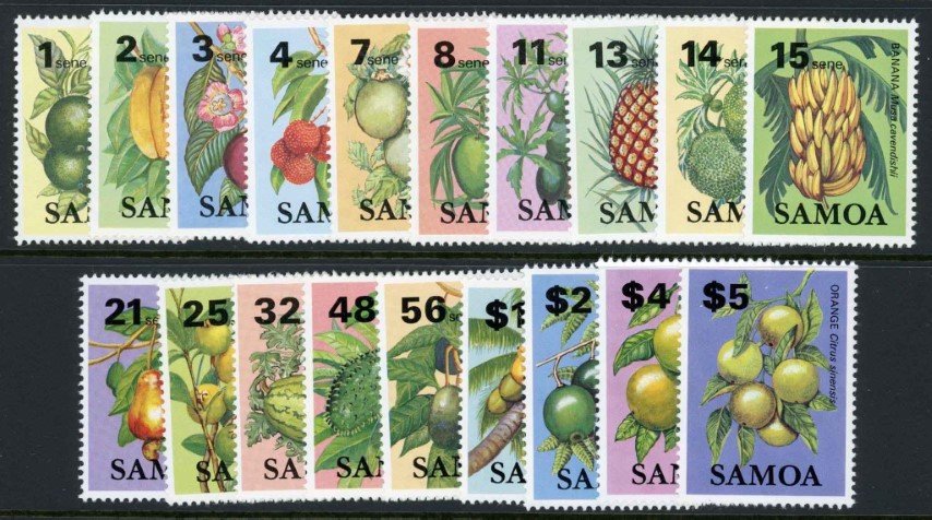 Samoa 1983-84 SG.647-665 U/M