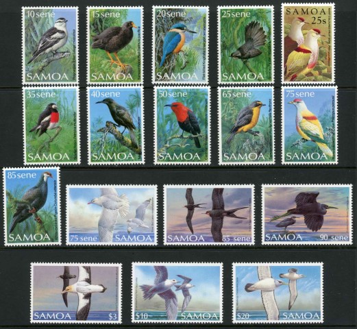 Samoa 1988-98 SG.788-803 U/M