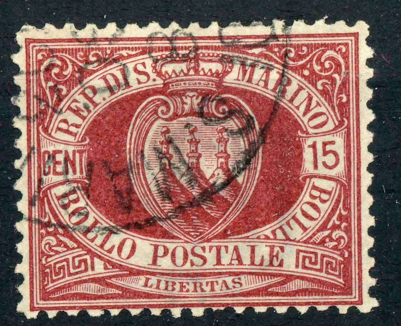 San Marino 1892-94 SG.21 F/U (1)