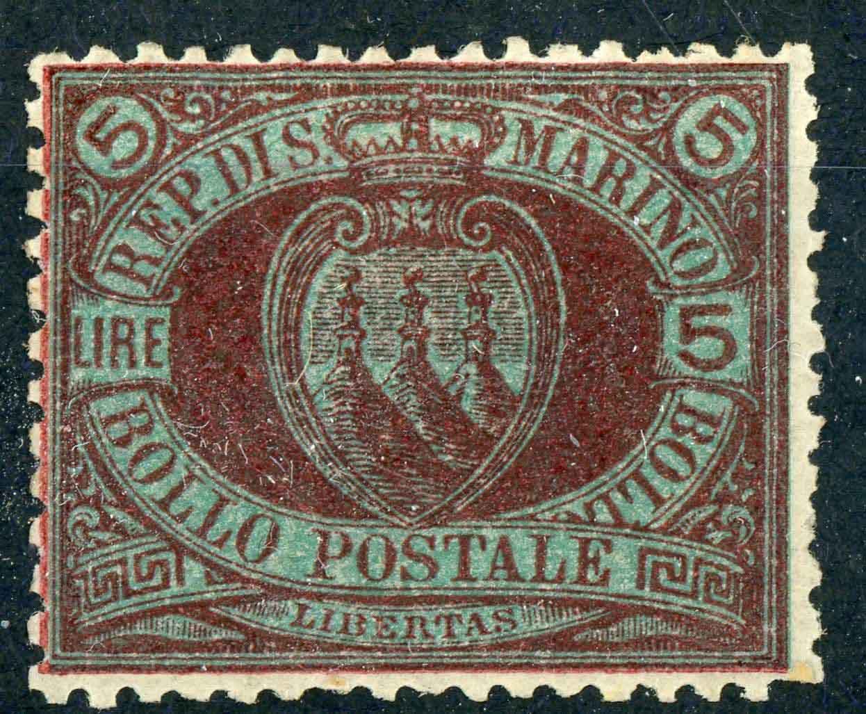 San Marino 1892-94 SG.28 M/M