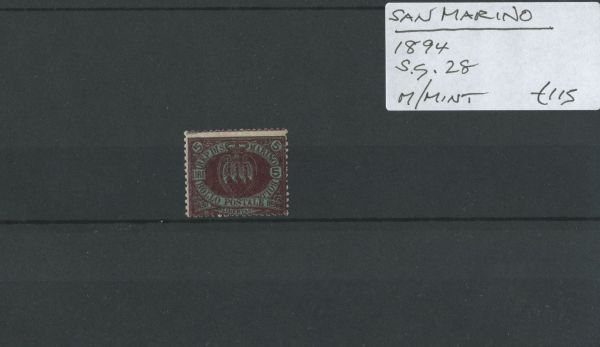 San Marino 1894 SG.28 M/M