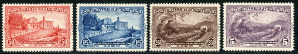 San Marino 1928 SG.141-144 M/M