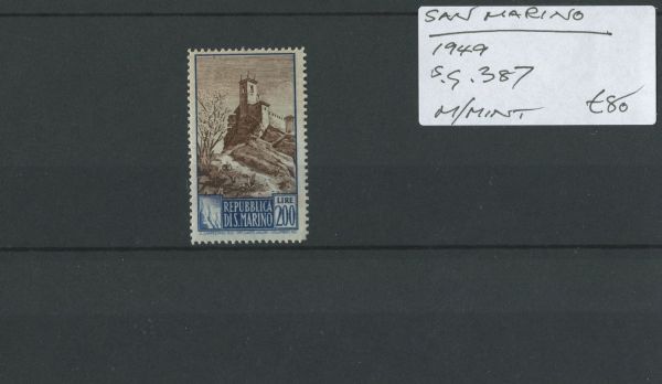 San Marino 1949 SG.387 M/M