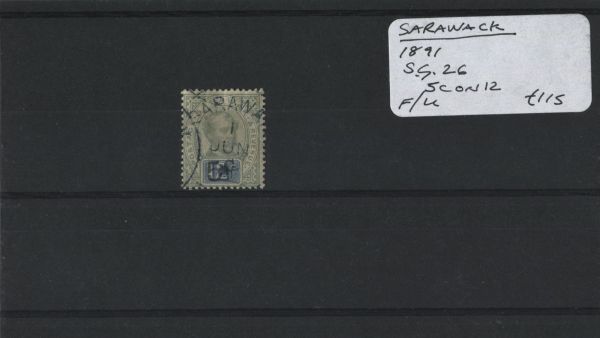 Sarawak 1891 SG.26 F/U