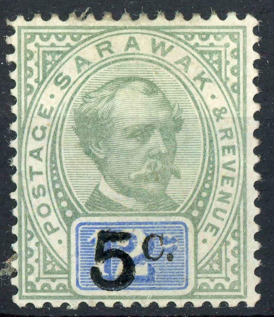 Sarawak 1891 SG.26 M/M