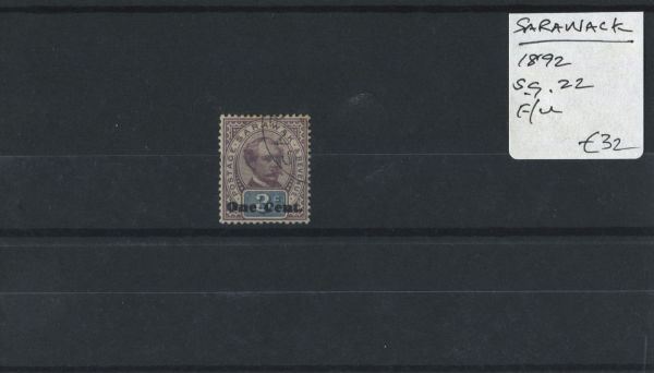 Sarawak 1892 SG.22 F/U