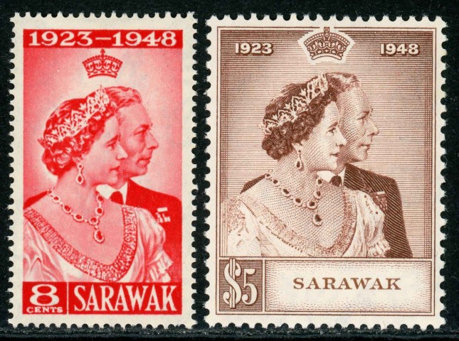 Sarawak 1948 SG.165-166 M/M (1)