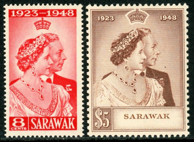 Sarawak 1948 SG.165-166 U/M