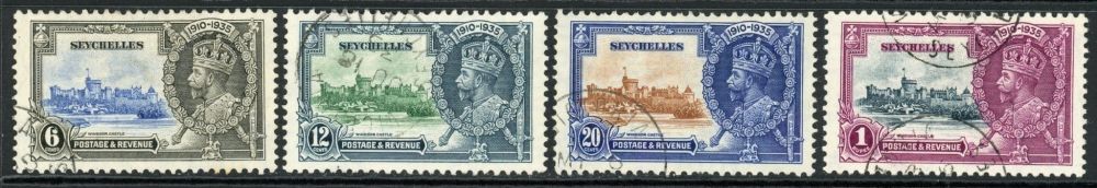 Seychelles 1935 SG.128-131 F/U