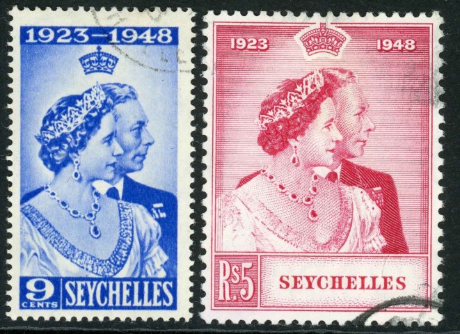 Seychelles 1948 SG.152-153 F/U (1)