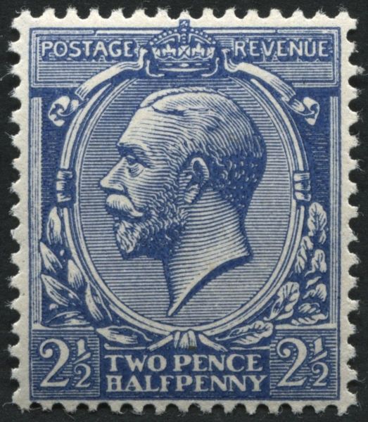 SG SpecN21(5) 1912 2d deep bright Blue U/M, pristine extra fresh well centred with lovely colour