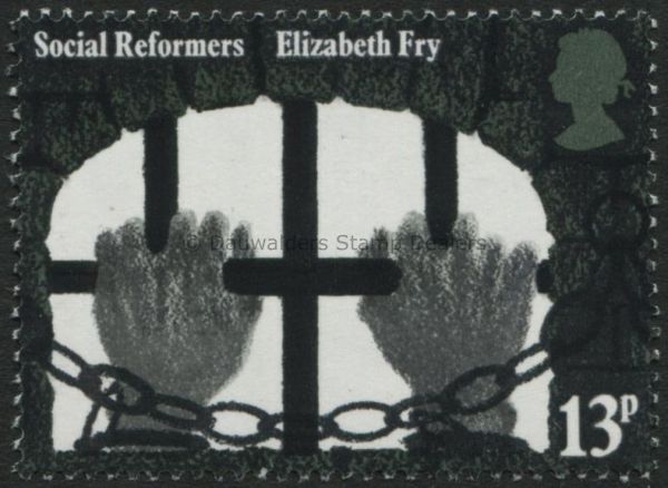 SG1004 13p Elizabeth Fry 1976 Social Reformers