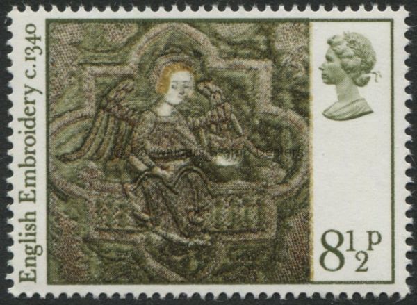 SG1019 8p Angel with Crown 1976 Christmas