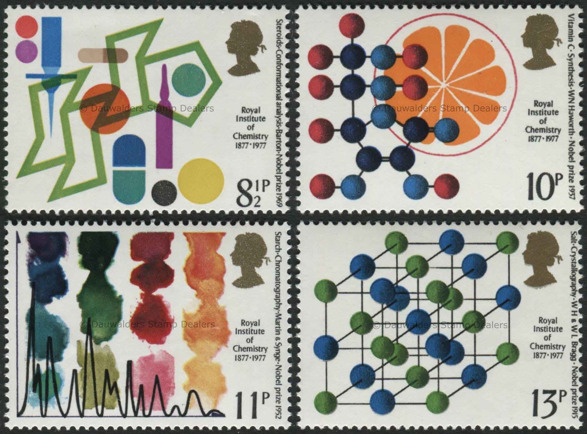 SG1029-1032 Set of 4 1977 Chemistry