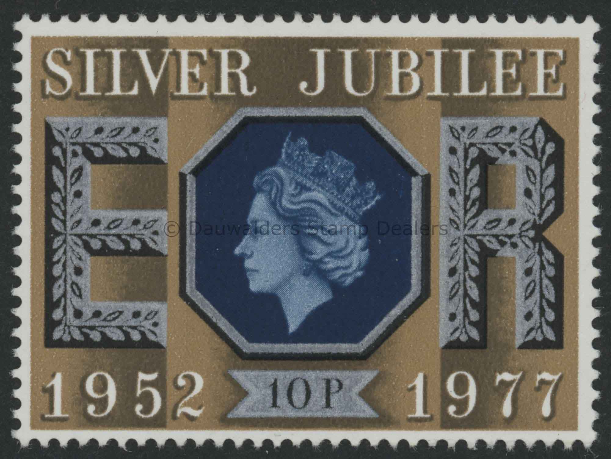 SG1035 10p 1977 Silver Jubilee