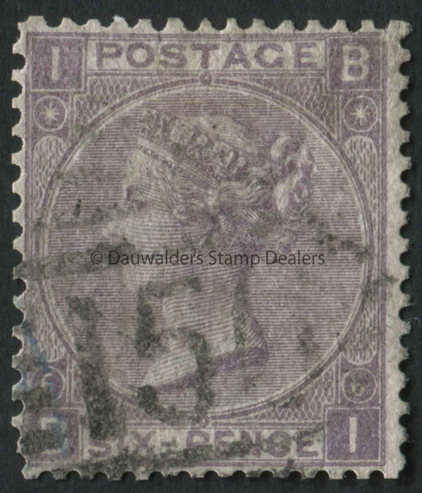 SG104 6d Lilac Plate 6