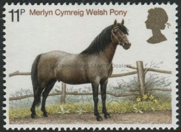 SG1065 11p Welsh Pony 1978 Horses