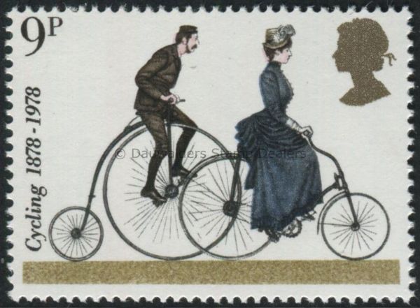 SG1067 9p Penny-farthing 1978 Cycling